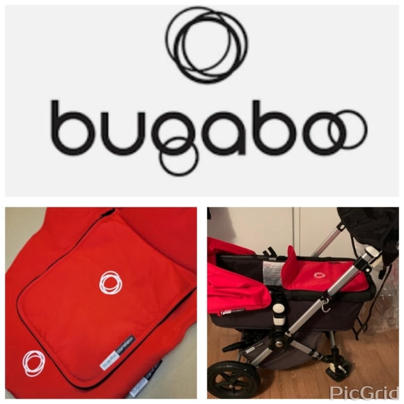 bugaboo | Other | Bugaboo Cameleon 3 Tailored Red Apron And Seat Cover Set  | Poshmark